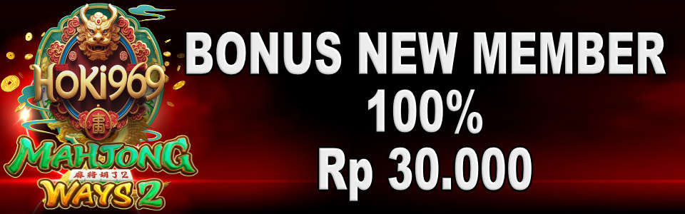 BONUS NEW MEMBER 100 PERSEN 30RB
